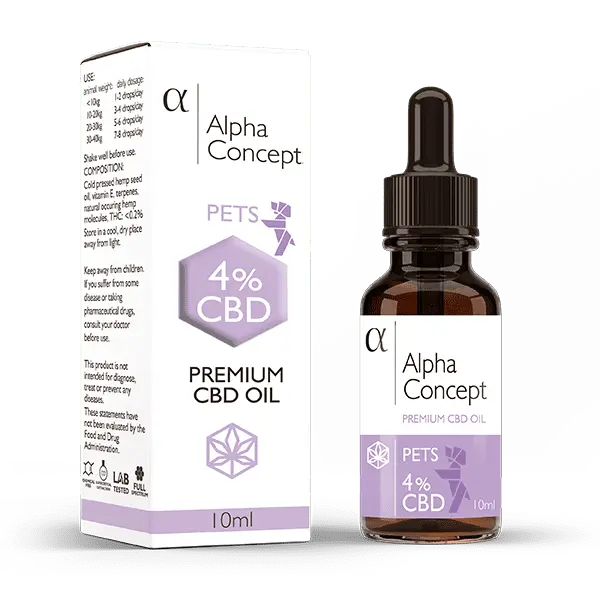 CBD ulje za ljubimce 4% – 10 ml
