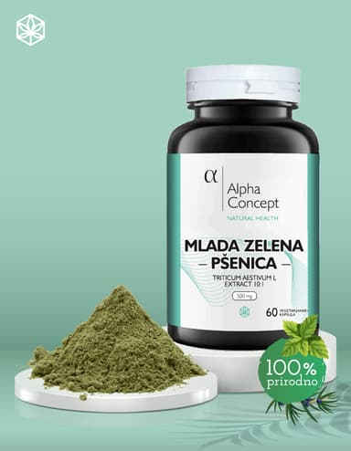 Mlada zelena pšenica